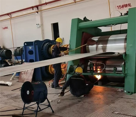 συνεχής κυλώντας μύλος 720×1450mm φύλλων αργιλίου 1xxx 3xxx 8xxx