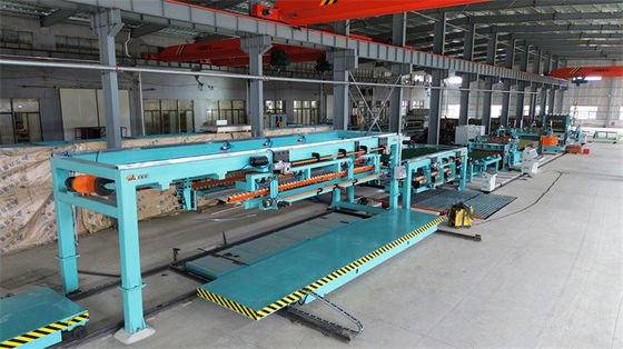 Υψηλής ακρίβειας γραμμής κοπής σε μήκος για περιτυλίγματα από ανοξείδωτο χάλυβα με κοπή άκρων