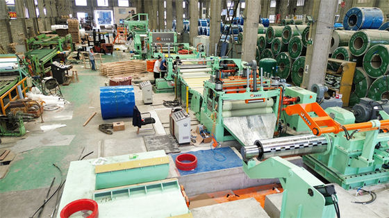 6Hi ισοπέδωσης περιστροφικής κοπής Fly Shear Cut To Length Line SUS από ανοξείδωτο χάλυβα 0.2 - 2 X 850