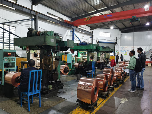 Χάλκινη παγωμένη κυλίνδρια πάχος από 20 mm έως 0,1 mm